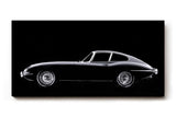 Sinus Art Wandbild 120x80cm Stilvolles Seitenprofil eines Oldtimers im Studio-Look – minimalistisch und ausdrucksstark gehalten