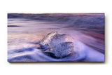 Sinus Art Wandbild 120x80cm Kristallklares Eis in kontrastreicher Flut – kraftvolle Komposition mit künstlerischem Charakter