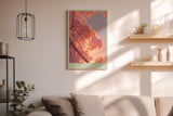 Paul Sinus Wandbild in 40x60cm Cherry Bloom – zarte Kirschblüten im sanften Abendlicht in romantischer Farbgebung