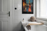 Paul Sinus Leinwandbild 40x60cm Leinwandbild Lost in Paris romantische Kunst urbane Eleganz nächtliche Atmosphäre Eiffelturm stilvolle Ästhetik