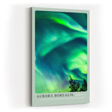 Paul Sinus Kunstdruck 40x60cm Aurora Borealis über Norwegen – Farben der Nacht am Himmel eingefangen