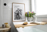 Paul Sinus Poster/Leinwandbild/Rahmenoption Lustiges Erdmännchenbild – Witzige Klo-Deko fürs Gäste-WC – Perfekt für Spaßvögel