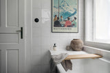 Paul Sinus Leinwandbild 60x90cm Leinwandbild Matterhorn Alpenpanorama luxuriöse Eleganz stilvolle Berglandschaft Retro Ästhetik exklusiver Genuss