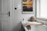 Paul Sinus Leinwandbild 40x60cm Sunset Symphony spektakulärer Sonnenuntergang farbenprächtiger Himmel Spiegelung im Wasser Naturdramaturgie