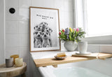 Paul Sinus Poster/Leinwandbild/Rahmenoption Lustiges Erdmännchenbild – Witzige Klo-Deko fürs Gäste-WC – Perfekt für Spaßvögel