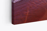 Paul Sinus Wandbild 120x80cm Südseeparadies Meer Strand Sonnenuntergang Abendröte Boot