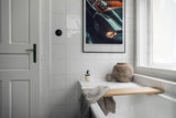 Paul Sinus Leinwandbild 60x90cm Leinwandbild Klassischer Traum aus Geschwindigkeit und Luxus – Elegantes Retro-Sportwagen-Design, glänzende Karosserie