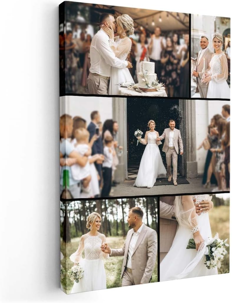 Paul Sinus Wandbild Collage - SOFORT ONLINE Upload - exklusives Bild Personalisieren Sie Ihre Fotos auf Leinwand - in verschiedenen Größen erhältlich