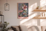 Paul Sinus Wandbild in 40x60cm Painted Flowers – kunstvolle Blütendarstellung in pastellfarbenem Relief-Stil