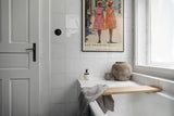 Paul Sinus Leinwandbild 60x90cm Leinwandbild San Francisco nostalgische Eleganz romantische Spaziergangsstimmung impressionistische Stadtansicht Vintage
