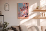 Paul Sinus Wandbild in 40x60cm Sakura Moment – zarte Kirschblüten im warmen Licht vor sanftem Himmel
