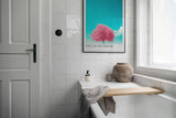 Paul Sinus Leinwandbild 40x60cm Dream Blossom – Blütenzauber, Natur, Romantik, Kirschbaum, Frühling, Harmonie, Pastell, Minimalismus, Träume