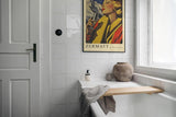 Paul Sinus Leinwandbild 40x60cm Leinwandbild Retro Lady Zermatt Alpen Eleganz Vintage Stil Genuss Kunst Schweiz stilvolle Berglandschaft Nostalgie