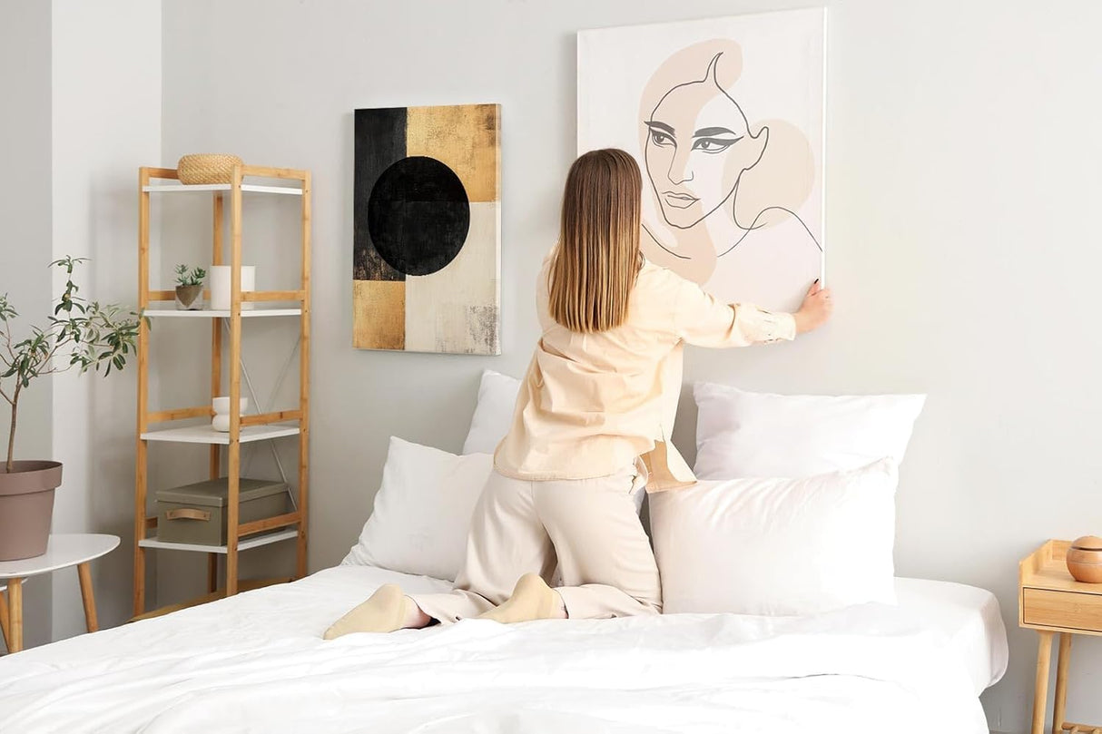 Paul Sinus 60x90cm Wandbild Strukturform Balance – Powerdesign und Fokuskunstwerk mit klarer Geometrie und Stil