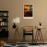 Paul Sinus Leinwandbild 40x60cm Mirror of the Desert – Namib-Wüste, Namibia, Sonnenuntergang, Reflexion, Baum, Landschaft, Natur, Himmel, Sanddünen