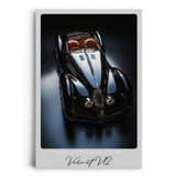 Paul Sinus Leinwandbild 80x120cm Velvet V12 – Luxus, Oldtimer, Sportwagen, Eleganz, Retro, Automobil, Exklusivität, Geschwindigkeit, Design, Stil