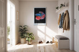Paul Sinus Kunstdruck 40x60cm Kampffisch mit flammenden Flossen – Farben in perfekter Bewegung eingefangen