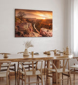 Paul Sinus Wandbild 120x80cm Grand Canyon USA Sonnenuntergang Fluss Baum