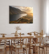 Paul Sinus Wandbild 120x80cm Wast Water See England Sonnenuntergang Berg