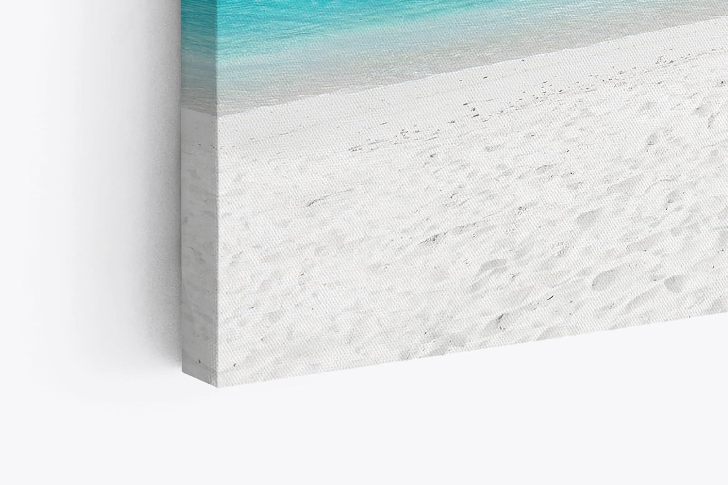 Wandbild 120x80cm Südseeparadies Palmen Strand Sonne Meer Türkis