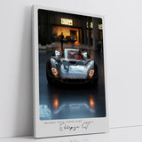 Paul Sinus Leinwandbild 60x90cm Eclipse GT Leinwandbild futuristischer Sportwagen in moderner Umgebung kraftvolle Ästhetik von Leistung und Design