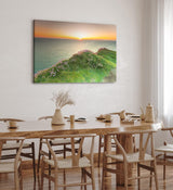 Paul Sinus Wandbild 120x80cm Meer Sonnenuntergang Abendröte Küste Horizont