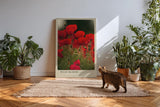 Paul Sinus Kunstdruck 40x60cm Mohnblumen Feld Natur Blüte Wildblumen Rot Wild Bloom