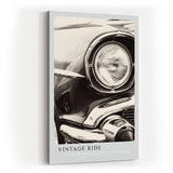 Paul Sinus Kunstdruck 40x60cm Vintage Ride – Klassische Autolegende im Retrolook auf Leinwand