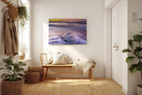 Sinus Art Wandbild 120x80cm Kristallklares Eis in kontrastreicher Flut – kraftvolle Komposition mit künstlerischem Charakter