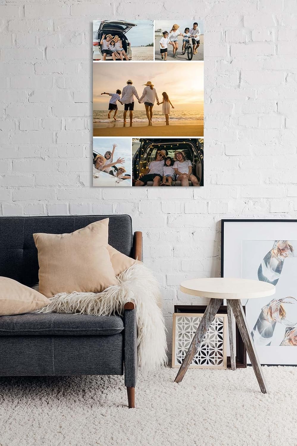 Paul Sinus Leinwandbild - SOFORT ONLINE Upload -Collage selbstgestalten, individuelles Bild Personalisieren Sie Ihre Fotos auf Leinwand - in verschiedenen Größen