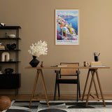 Paul Sinus Leinwandbild 80x120cm Greek Paradise – Santorini, Griechenland, Meer, Insel, Kykladen, Architektur, Blau, Weiß, Romantik, Urlaub, Sommer