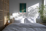 Paul Sinus Kunstdruck 40x60cm Jungle Design Blattmuster Symmetrie Tropisch Grün Naturgeometrie