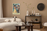 Paul Sinus Leinwandbild 40x60cm California Leinwandbild – Nostalgische Eleganz mit Oldtimern, Retro-Charme und Vintage-Flair – Stilvolle Kunst