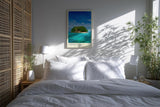 Paul Sinus Kunstdruck 40x60cm Andaman Sea Thailand tropische Insel im türkisblauen Meer unter blauem Himmel