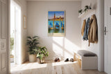 Paul Sinus Kunstdruck 40x60cm Venice – Magischer Blick auf das traumhafte Venedig zur Blauen Stunde