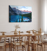 Paul Sinus Wandbild 120x80cm Moraine Lake Kanada Bergsee Berge See Natur