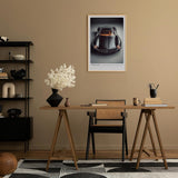 Paul Sinus Leinwandbild 80x120cm Velocité klassischer Sportwagen futuristisch schwarz elegant Retro Luxus Design