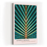 Paul Sinus Kunstdruck 40x60cm Jungle Design Blattmuster Symmetrie Tropisch Grün Naturgeometrie