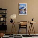 Paul Sinus Leinwandbild 40x60cm Leinwandbild Santorini Griechenland mediterraner Charme weiß-blaue Architektur griechische Insel Sommertraum