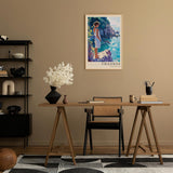 Paul Sinus Leinwandbild 80x120cm Thassos – Griechenland, Meer, Küste, Natur, Entspannung, Urlaub, Sommer, Licht, Harmonie, Insel, Ruhe, Malerisch