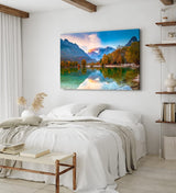 Paul Sinus Wandbild 120x80cm Jasna See in Slowenien Bergsee Berge Natur