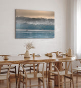 Paul Sinus Wandbild 120x80cm Sangha Fluss Kongo Fischer Natur Bäume Nebel