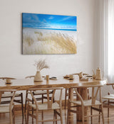 Paul Sinus Wandbild 120x80cm Ostsee Strand Sandstrand Meer blauer Himmel Sommer