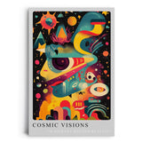 Paul Sinus Leinwandbild 80x120cm Leinwandbild Cosmic Visions surreale Kunst farbenfrohe Ästhetik kosmische Fantasie futuristische Dimension