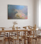 Paul Sinus Wandbild 120x80cm Abstrakte Farben Kunstvoll Struktur Modern Spachtel