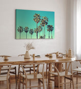 Wandbild 120x80cm Palmen Süden Sonnenschein Sommer Urlaub Paradies