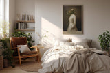 Paul Sinus Wandbild in 40x60cm The Floral Portrait – Stilvolle Kunst mit floraler Symbolik und zeitloser Eleganz