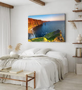Paul Sinus Wandbild 120x80cm Cliffs of Moher Irland Klippen Meer Küste Sonnenuntergang