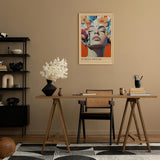 Paul Sinus Leinwandbild 40x60cm Leinwandbild Floral Dream moderne Kunst Naturverbundenheit ästhetische Eleganz Blumenpracht sinnliche Harmonie