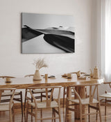 Paul Sinus Wandbild 120x80cm Schwarz Weiß Fotografie Wüste Sanddünen Kunstvoll